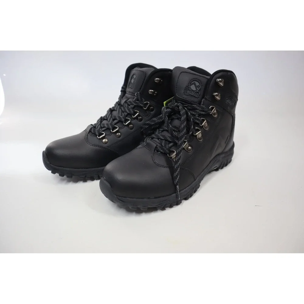 Gelert Mens Leather Boots in Black Size‎ 9